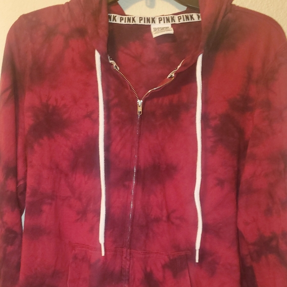 PINK  Victoria’s Secret Tie Die Hoodie - Picture 4 of 6